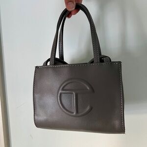 Telfar bag gray small